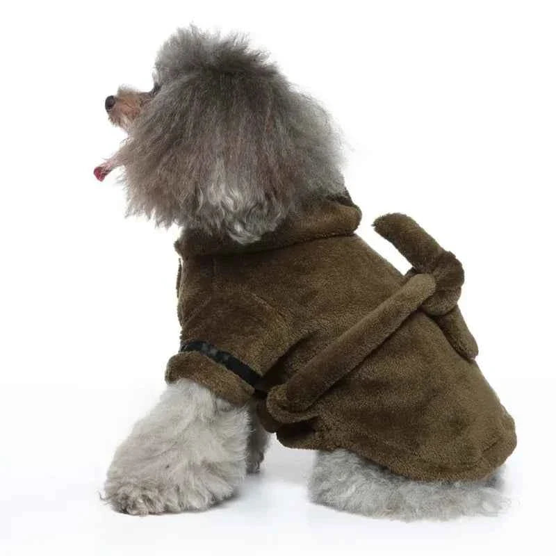 Hooded Pet Dog Bathrobe – Super Absorbent Drying Towel Pajamas