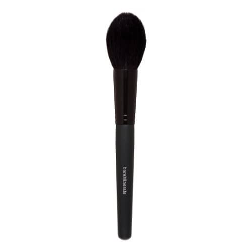 bareMinerals shaping finish brush with black handle and soft black bristles
