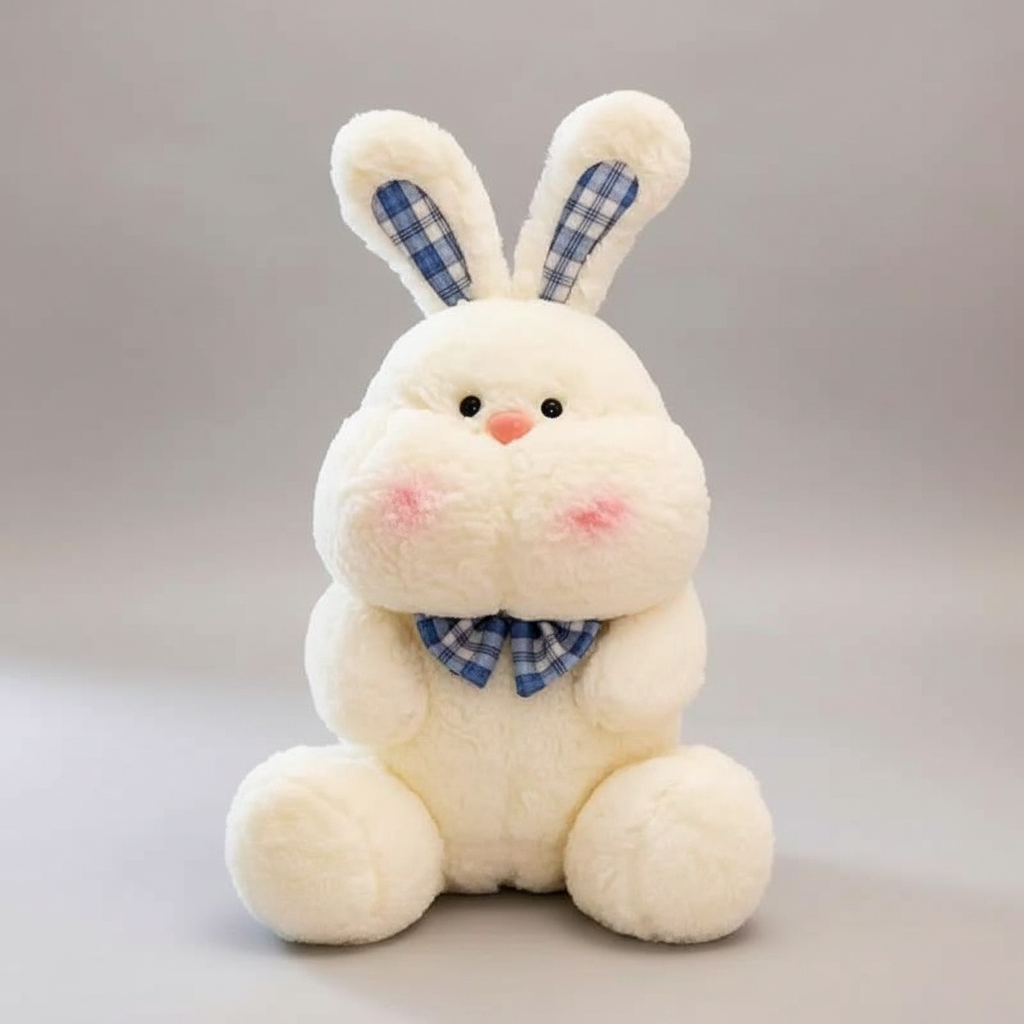 Cute Rabbit Doll Plush Toy – 9 Inch Soft Stuffed Animal for Bedroom Decor