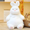 Big Lazy Rabbit Plush Doll (15.7-31.5 in) - Soft White Bunny Sleep Pillow Cushion