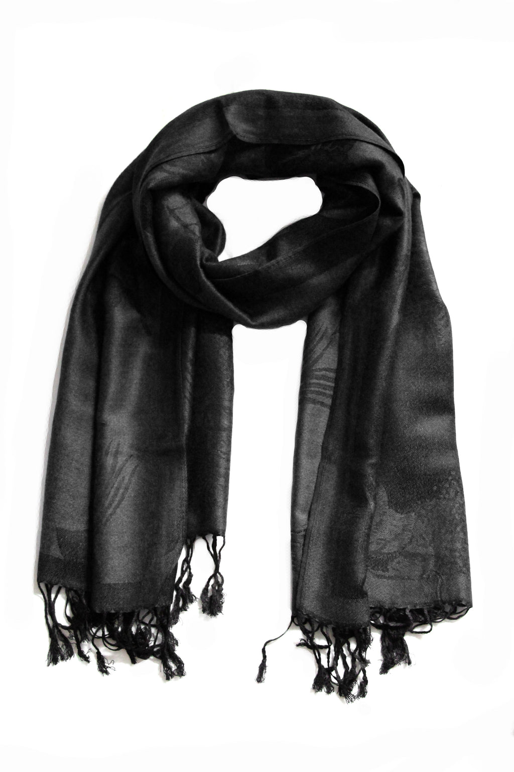 Sakkas Two Tone Rose Pashmina Scarf / Stole / Wrap