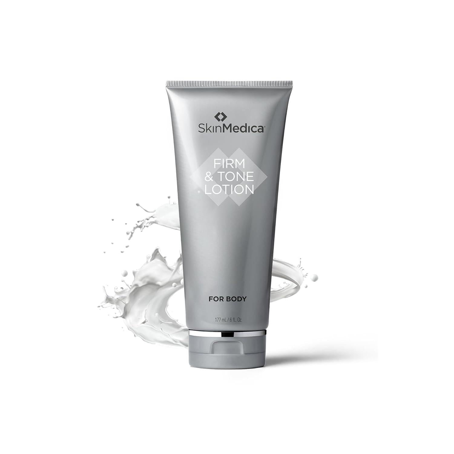 SkinMedica Firm & Tone body lotion tube with flip-top cap