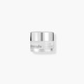 Skincode eye contour cream jar with silver lid and clear container