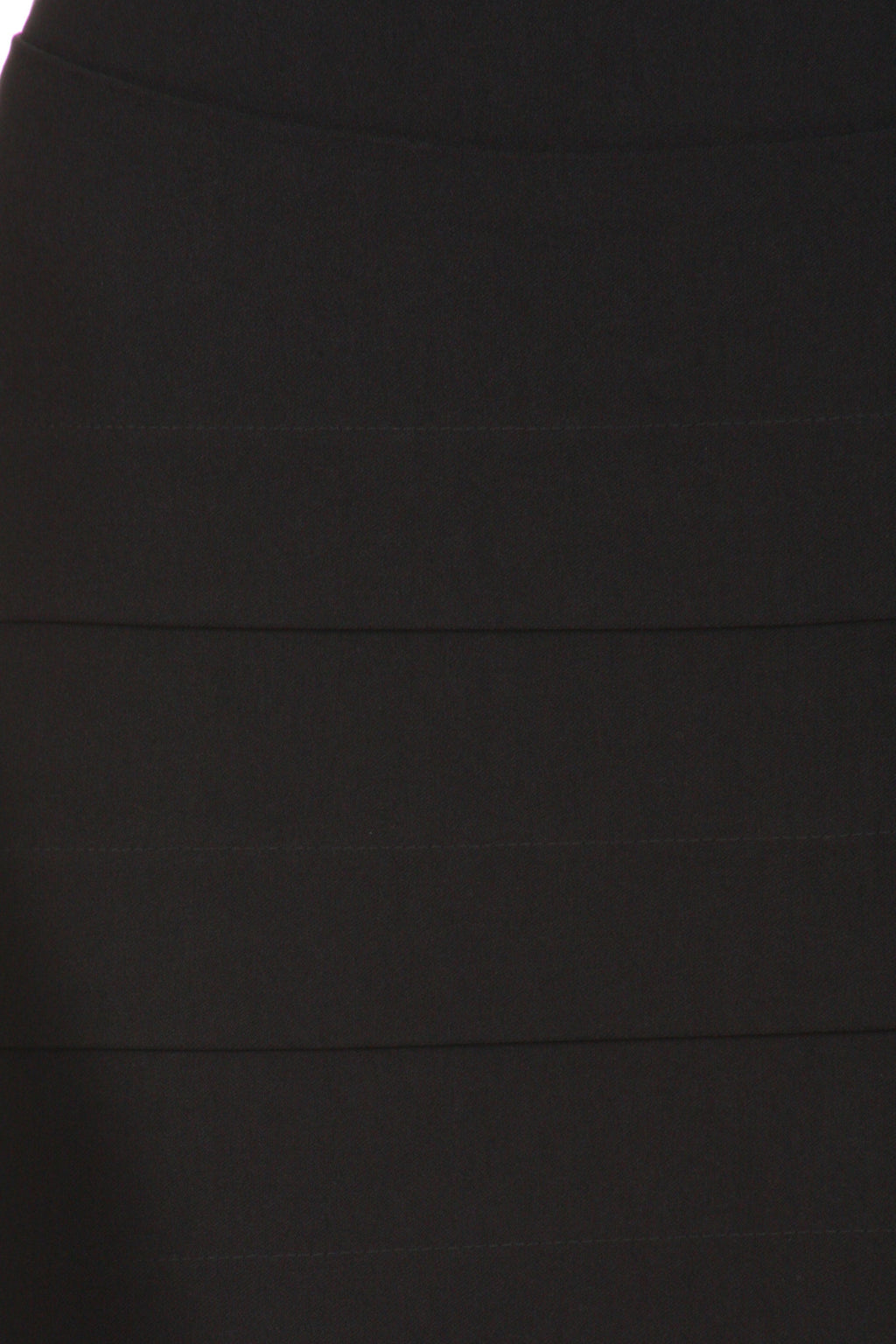 Sakkas Knee Length Tiered Sleek Stretch Skirt