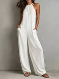 Women's Wide Leg Jumpsuit | Sleeveless, Boho One-Piece | Salty Season