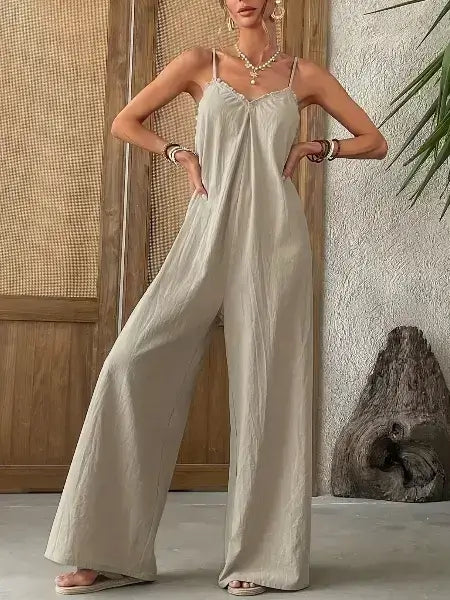 Sleeveless Wide Leg Casual Jumpsuit | Radical Authenticity