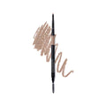 Matte brow pencil with blonde swatches and spoolie brush