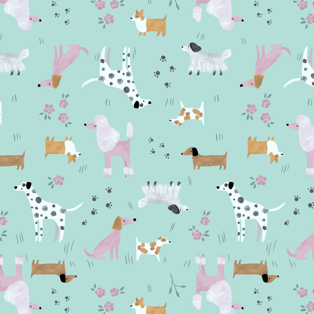 Dogs Skater Skirt