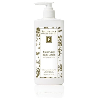 EMINENCE Stone Crop body lotion bottle with pump, 8.4 oz
