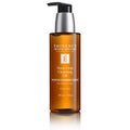 EMINENCE Stone Crop cleansing oil bottle with black pump; amber glass