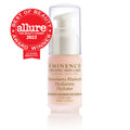EMINENCE Strawberry Rhubarb hyaluronic hydrator bottle, pink liquid, pump top