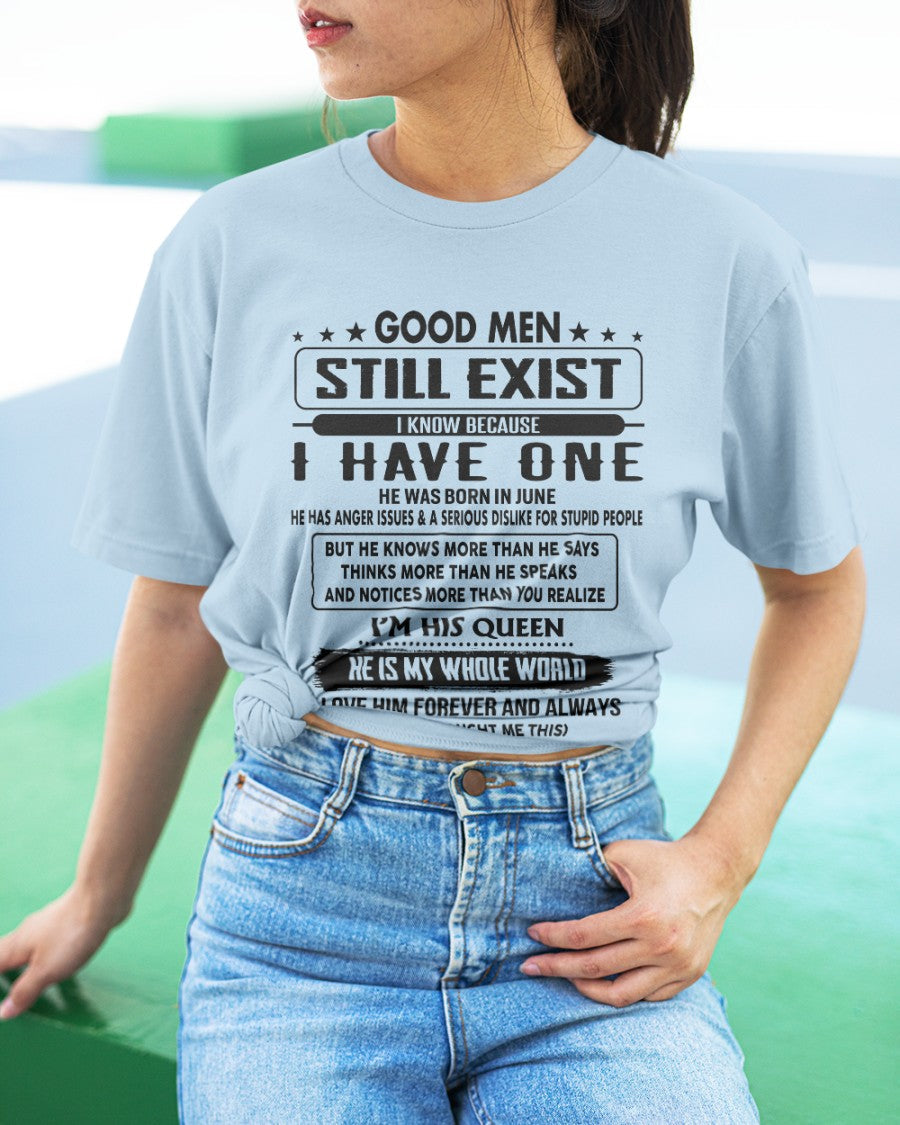 June - Good men Still Exist - gift for your girlfriend, wife from Husband - NGHL06 (SKU-GM-06)