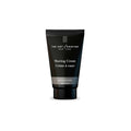 Unscented shaving cream tube, black plastic with front label