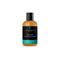 The Art of Shaving beard wash bottle, amber glass with black cap and peppermint label
