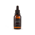 The Art of Shaving sandalwood beard oil bottle with dropper, amber glass, 1 oz