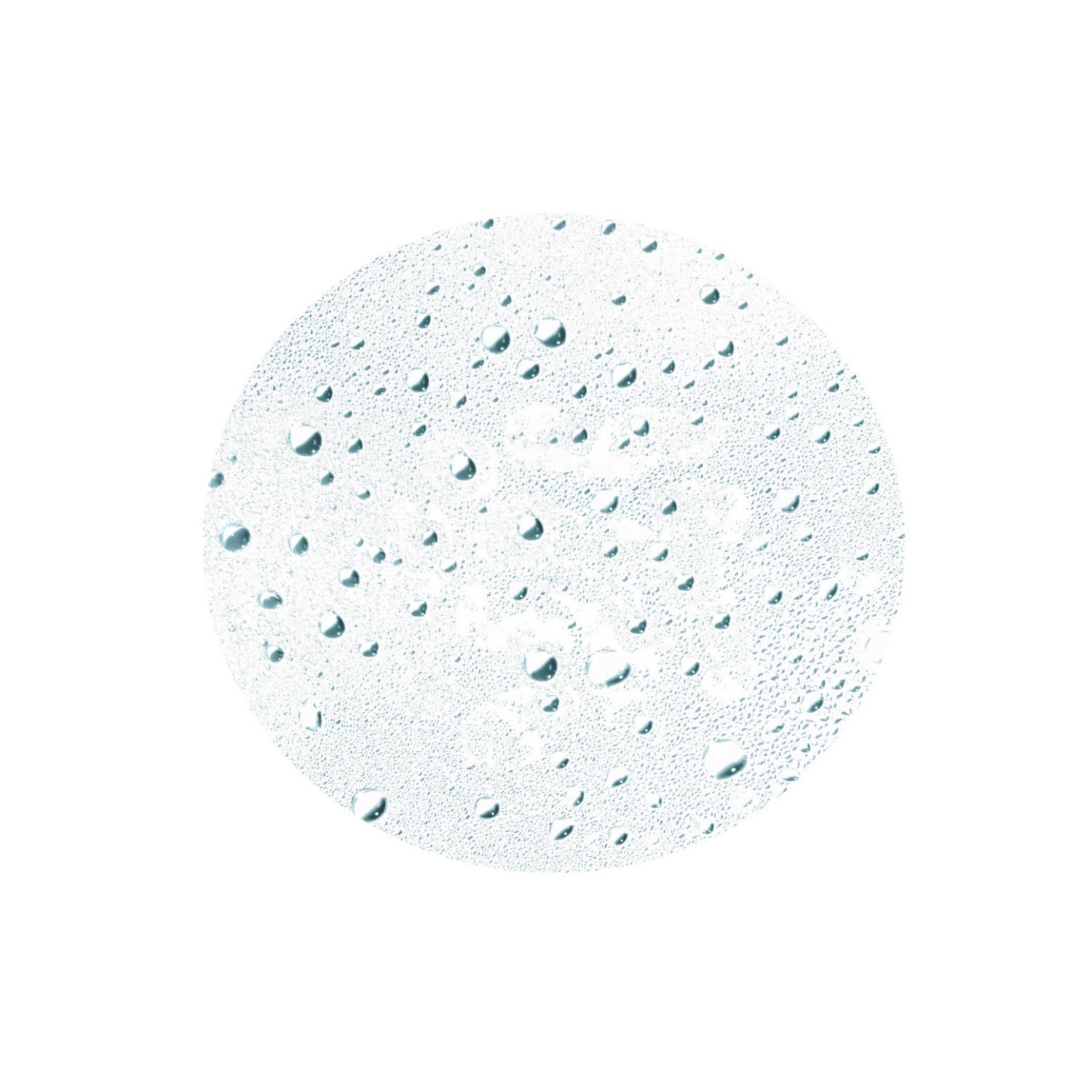 Foaming hair tonic texture with blue specks
