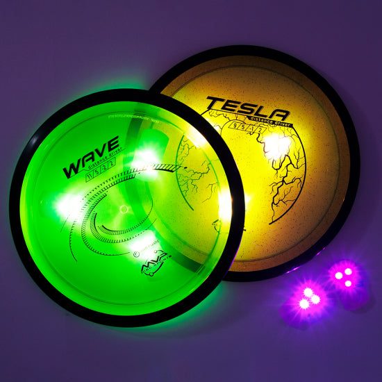 MVP Tri-Lit White LED Disc Lights - 10 Pack