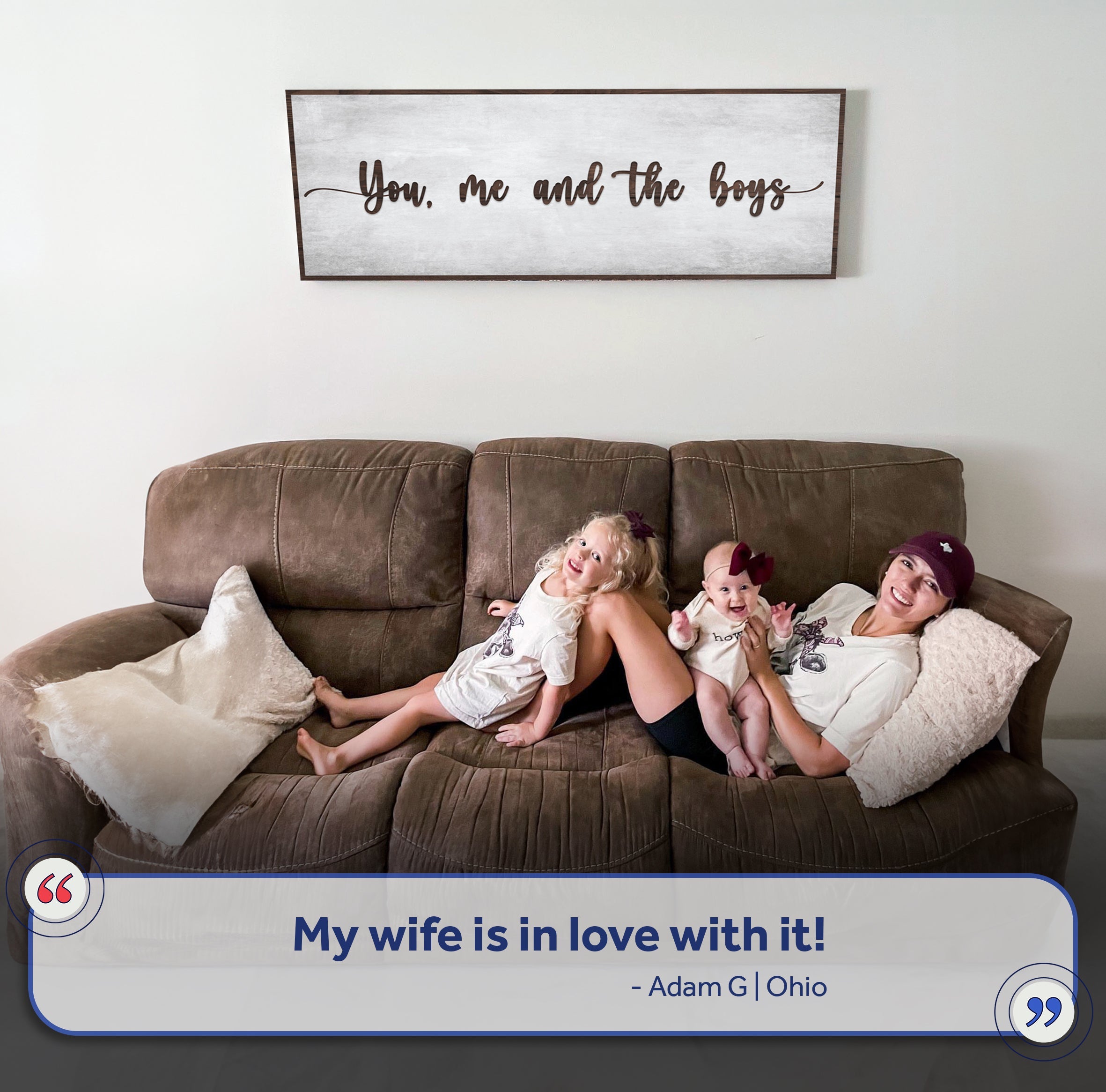 You, Me, And The Girls Sign