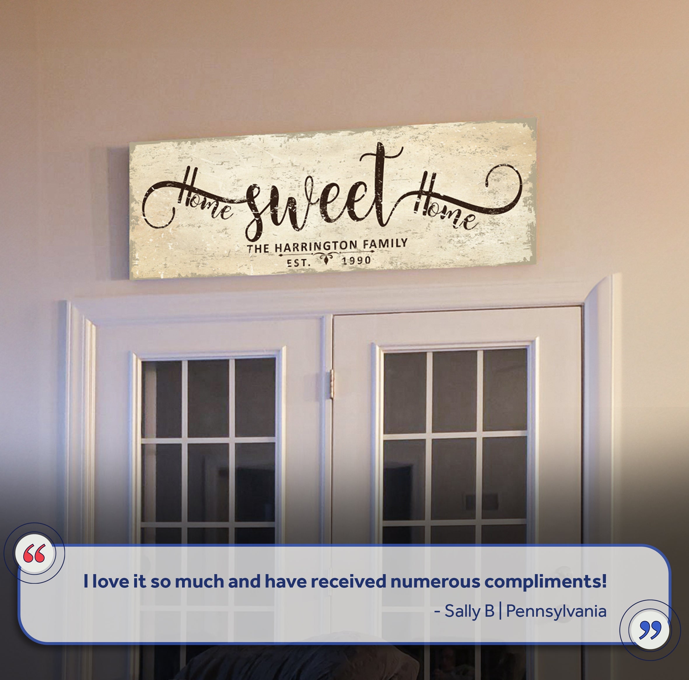 Home Sweet Home Sign VI