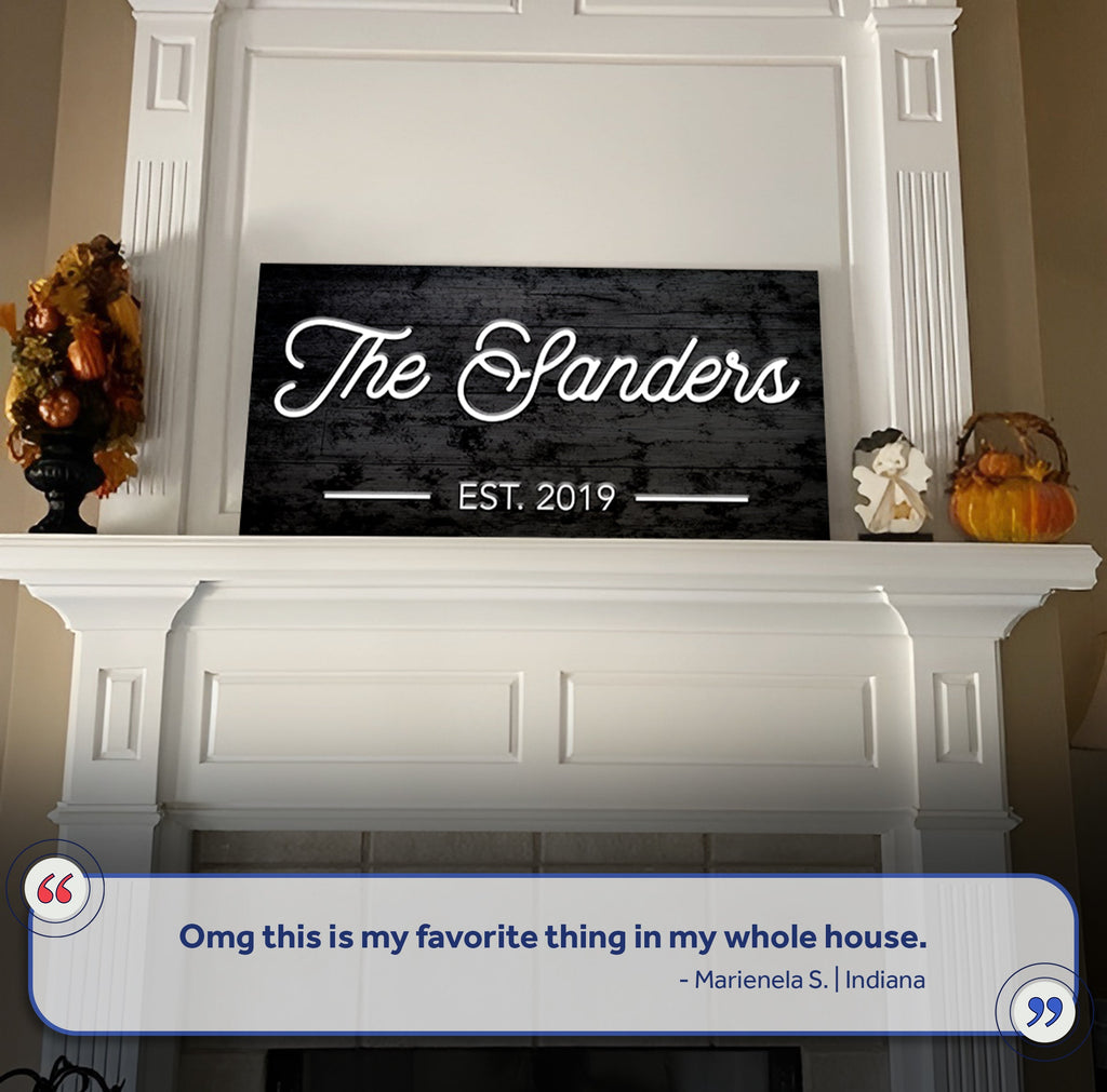 Family Name Sign V