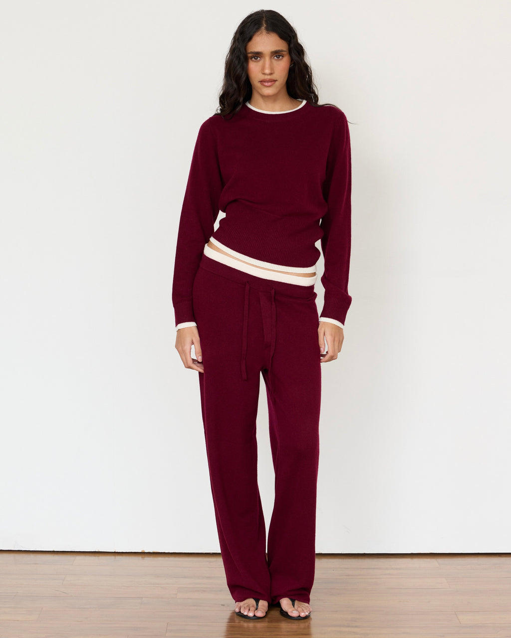 Tove Layered Cashmere Crewneck