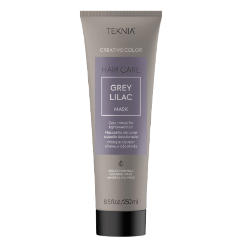 Hair color mask tube in Grey Lilac