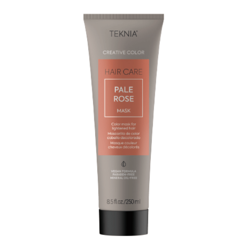 Hair color mask tube in Pale Rose
