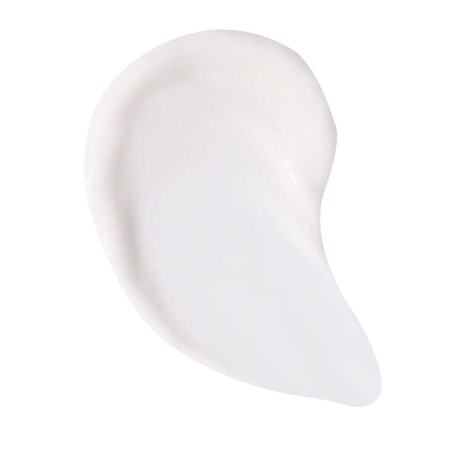 Cream dollop with smooth white texture