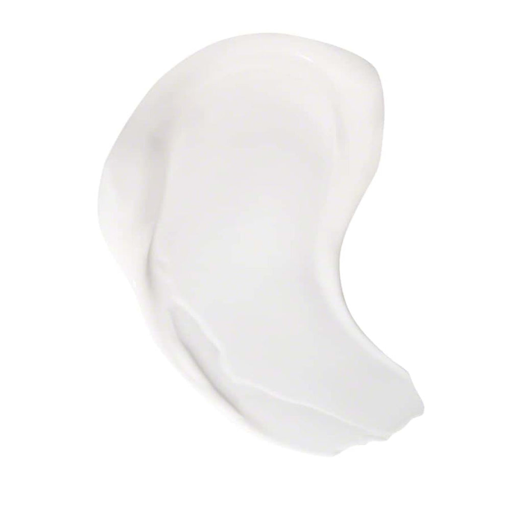 Valmont LumiMask cream swatch, smooth opaque off-white gel texture