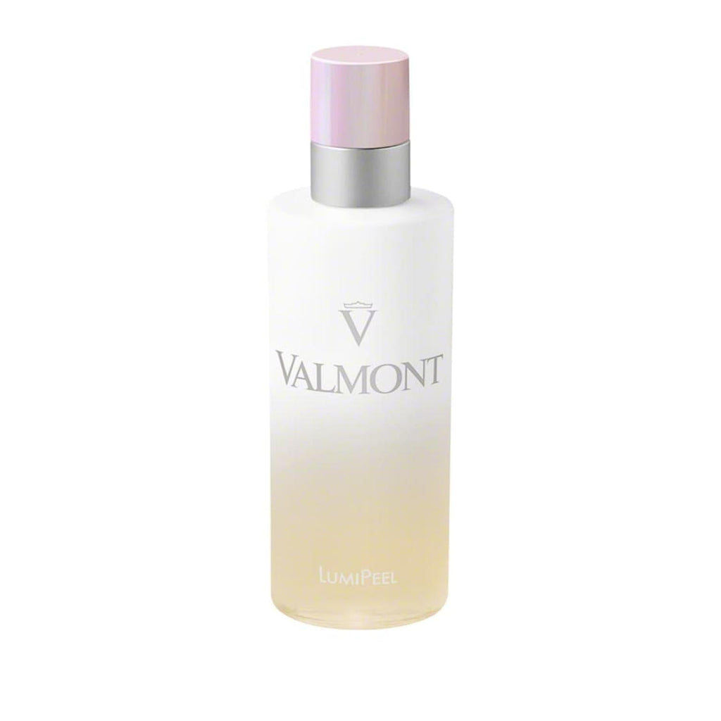 Valmont LumiPeel cosmetic pump bottle with rose cap