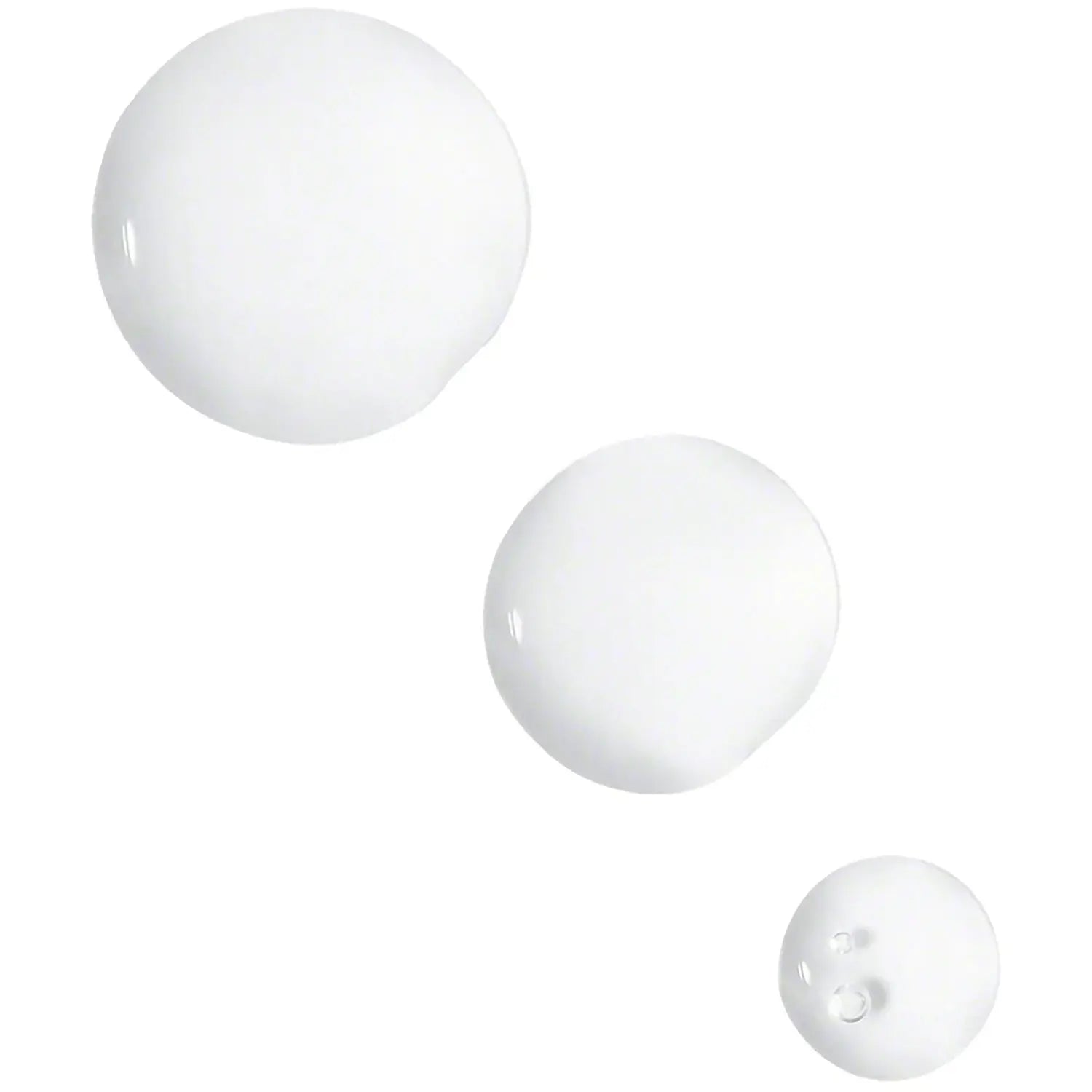 Valmont Moisturizing Booster gel texture spheres in translucent white