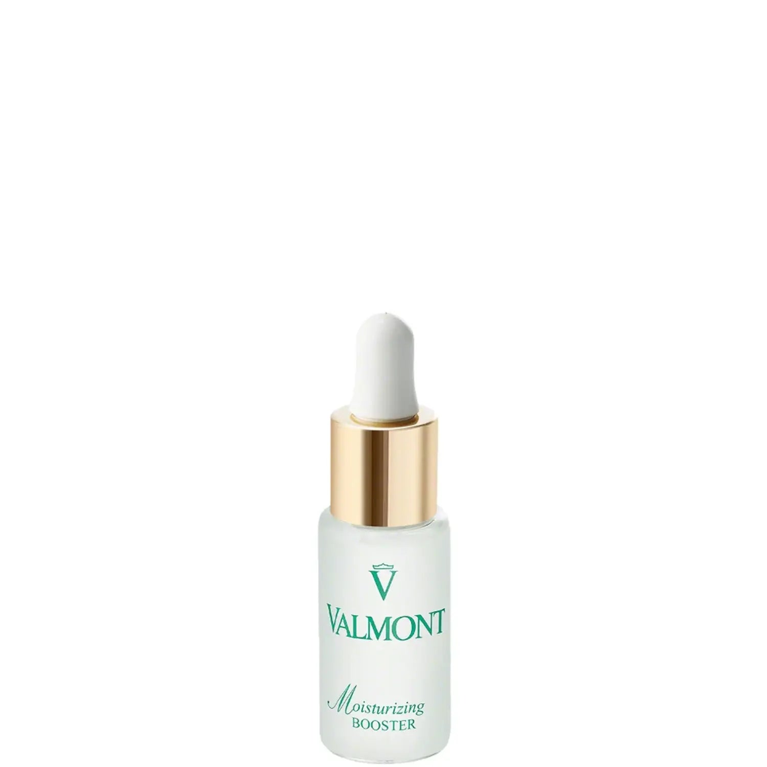 Valmont Moisturizing Booster dropper bottle with gold cap