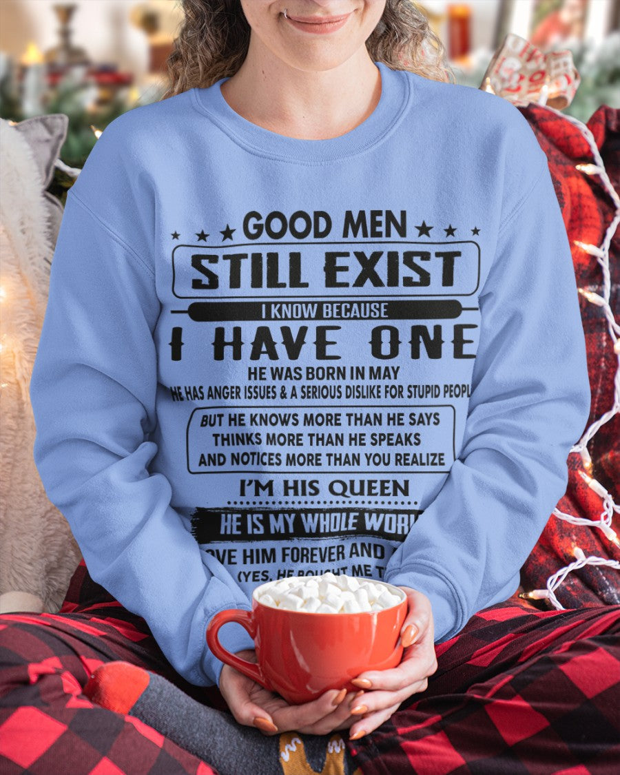 May - Good men Still Exist - gift for your girlfriend, wife from Husband - NGHL05 (SKU-GM-05)