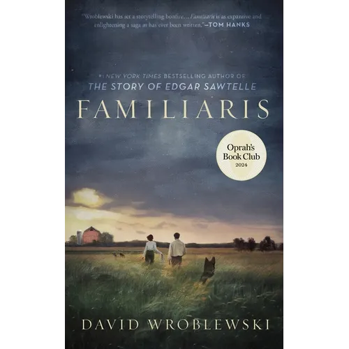 Hardcover book, scenic cover with 'Familiaris', David Wroblewski, Oprah's Book Club 2024