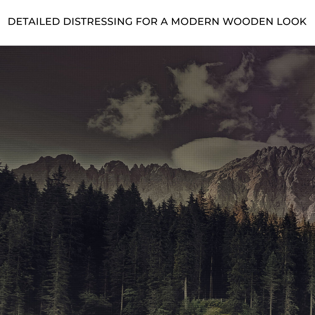 Full Moon Setting Canvas Wall Art