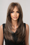 22" Long Straight Full Machine Wig (Synthetic Heat Resistant)