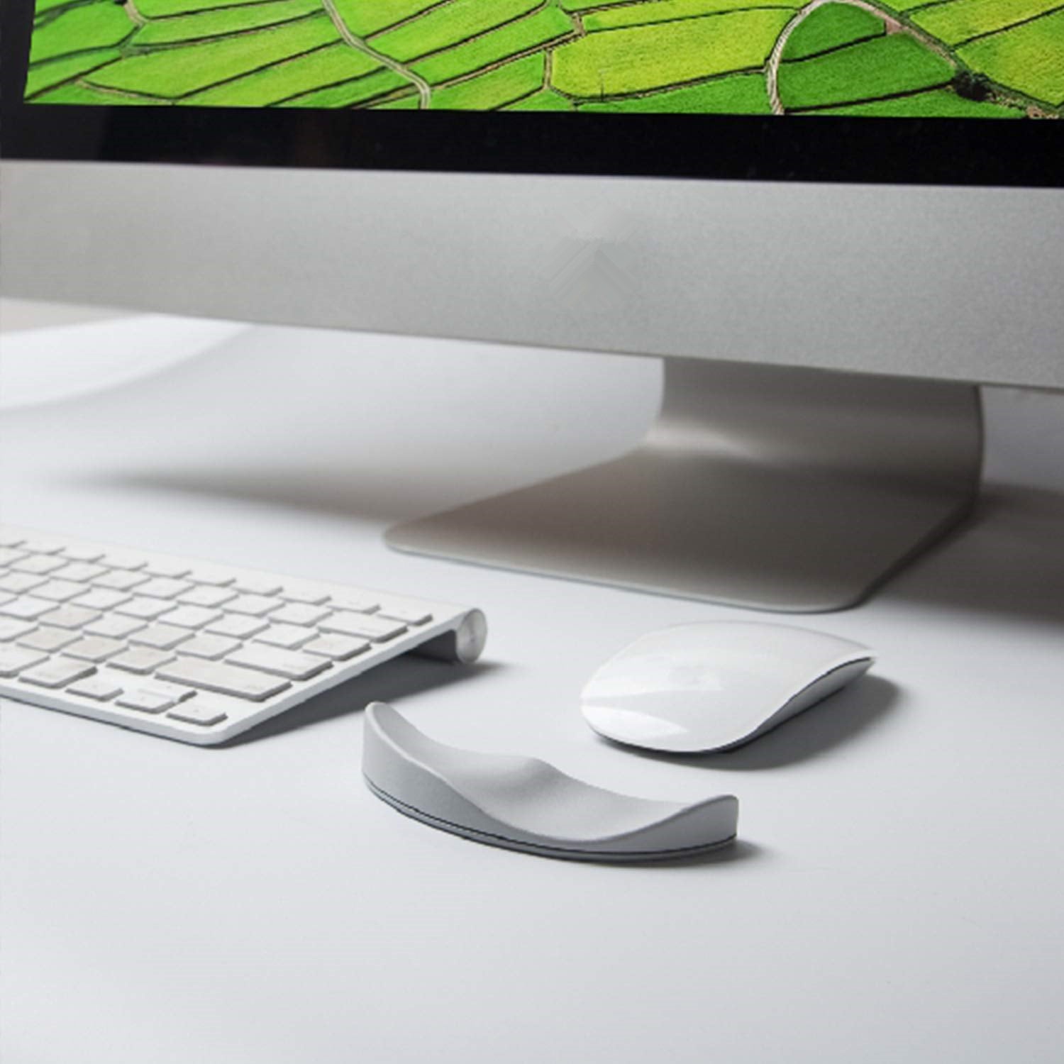 Ergonomic Silicone Gel Mouse Pad with Wrist Rest