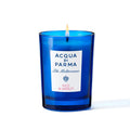 Acqua di Parma scented candle in blue glass jar with cream label