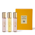 Acqua di Parma Le Nobili discovery set with three 12 ml fragrance bottles and gift box