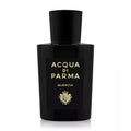 Acqua di Parma Quercia eau de parfum bottle, black glass, gold label