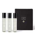 Acqua di Parma discovery set: three small perfume bottles with black presentation box