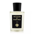 Acqua di Parma Yuzu eau de parfum bottle with black cap and clear glass