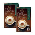 AGF Blendy Cafe Latory coffee latte mix stick boxes, 7 sticks each, 2-pack