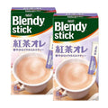 AGF Blendy Stick latte au lait coffee mix boxes, 8 sticks x 2
