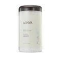 Ahava mineral bath salt container with lavender scent, 32 oz