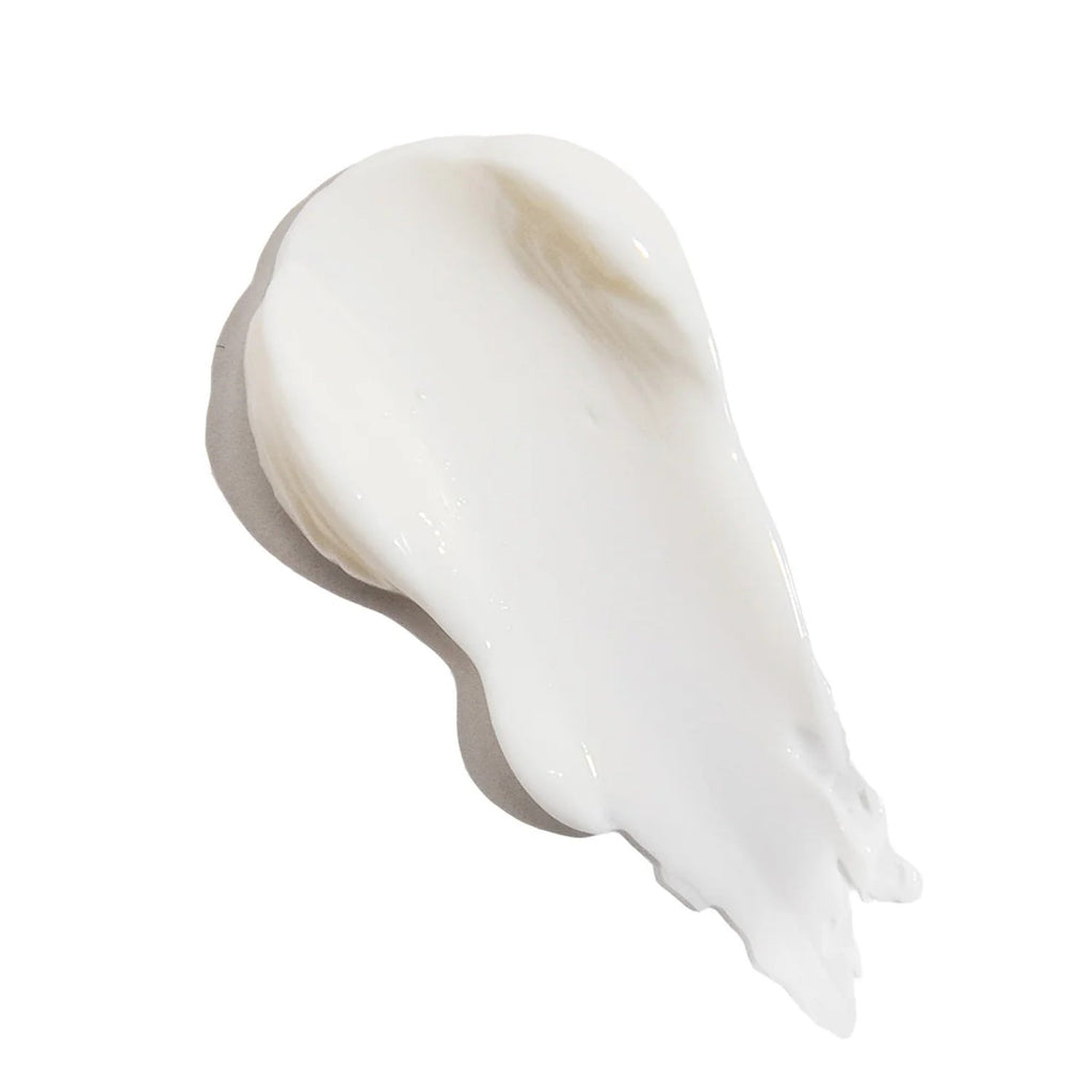 White face moisturizer cream swatch