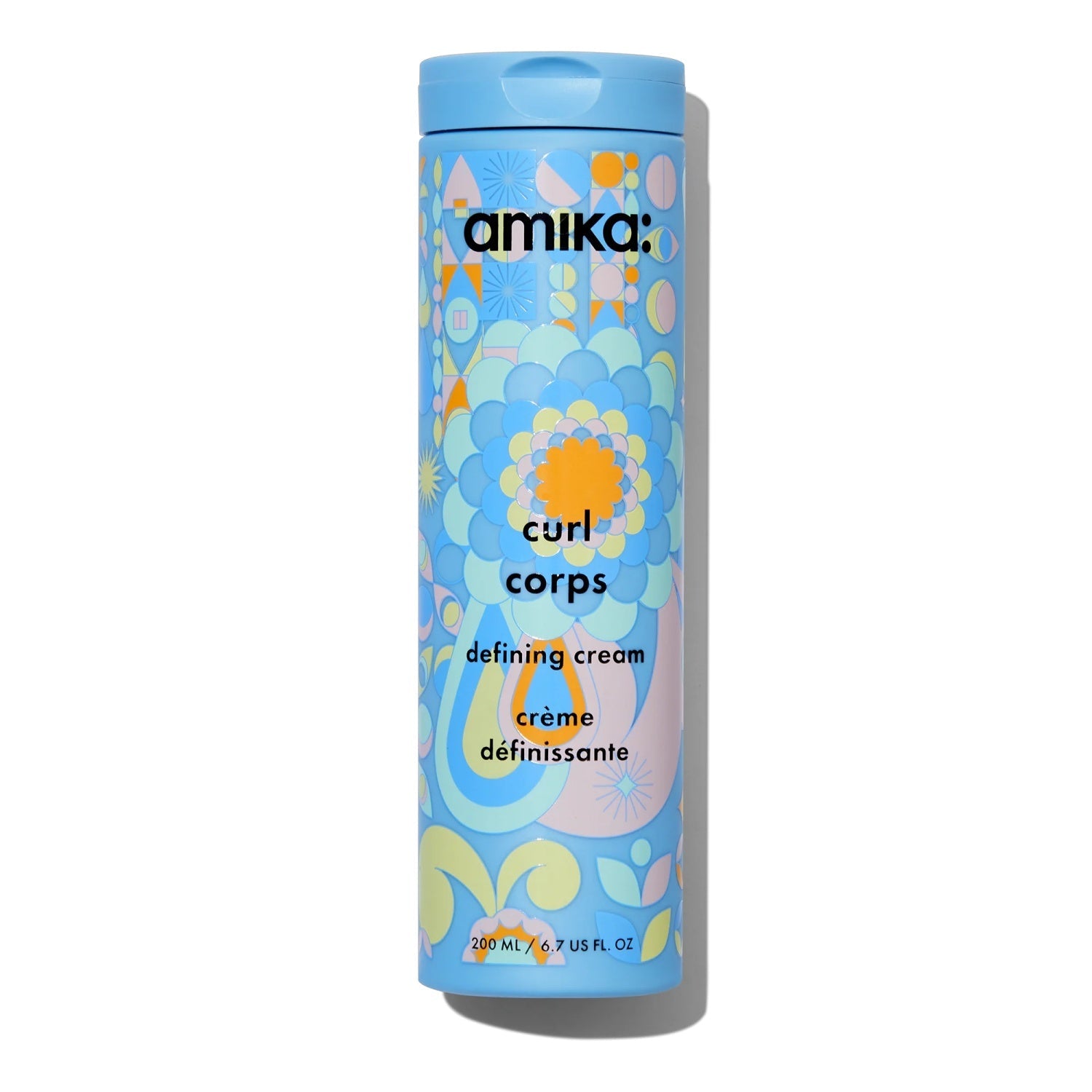 Amika Curl Corps defining cream bottle, 200 mL