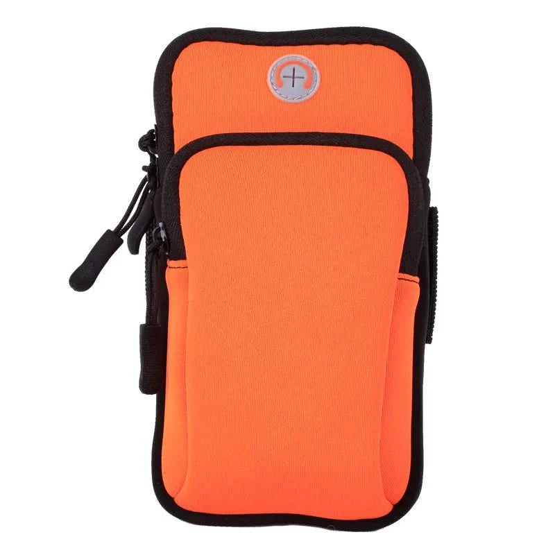 Running Arm Bag | Shockproof Adjustable Armband Pouch for Smartphones up to 6 Inches