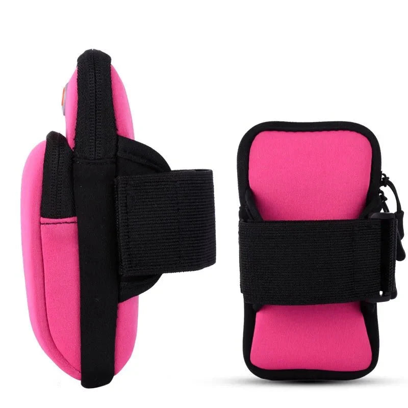 Running Arm Bag | Shockproof Adjustable Armband Pouch for Smartphones up to 6 Inches