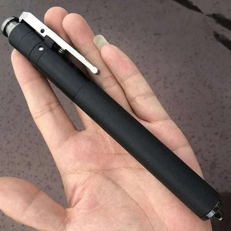 Automatic Spring Silver Self-Defense Baton